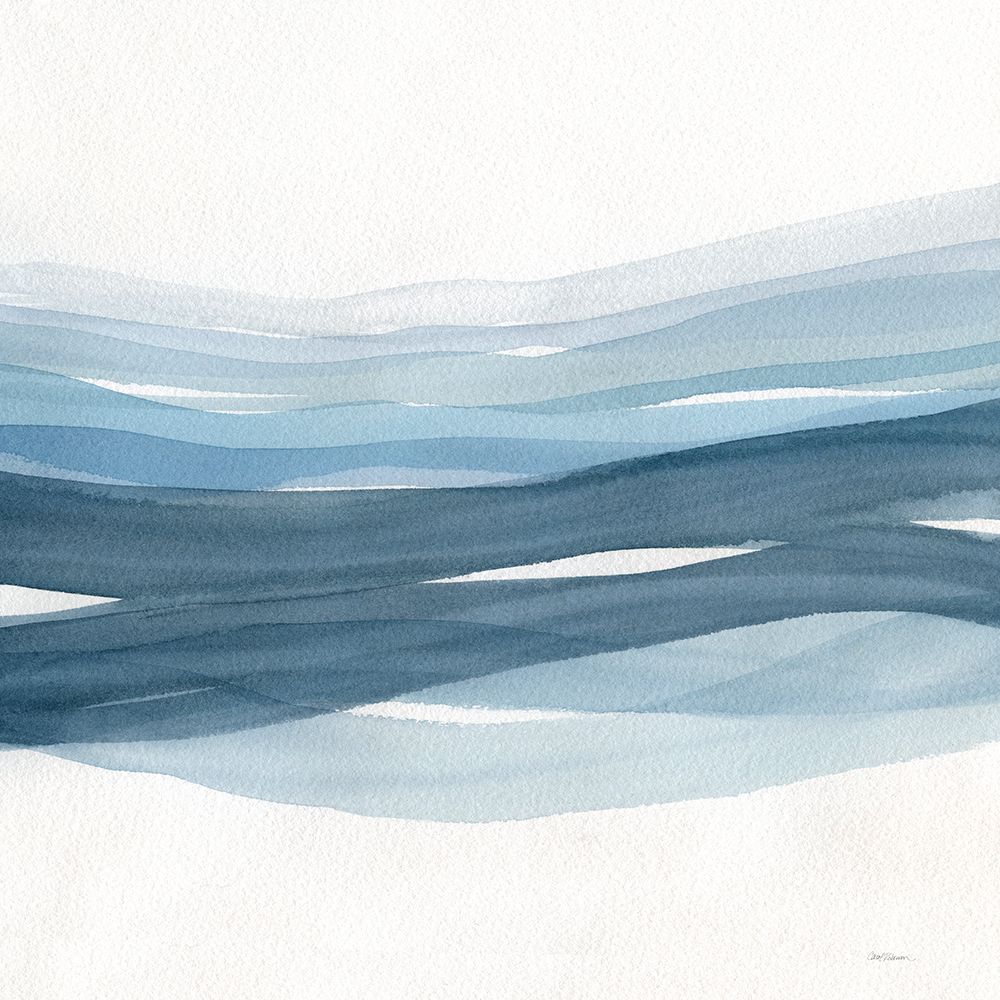 Monochrome Waves II art print by Carol Robinson for $57.95 CAD