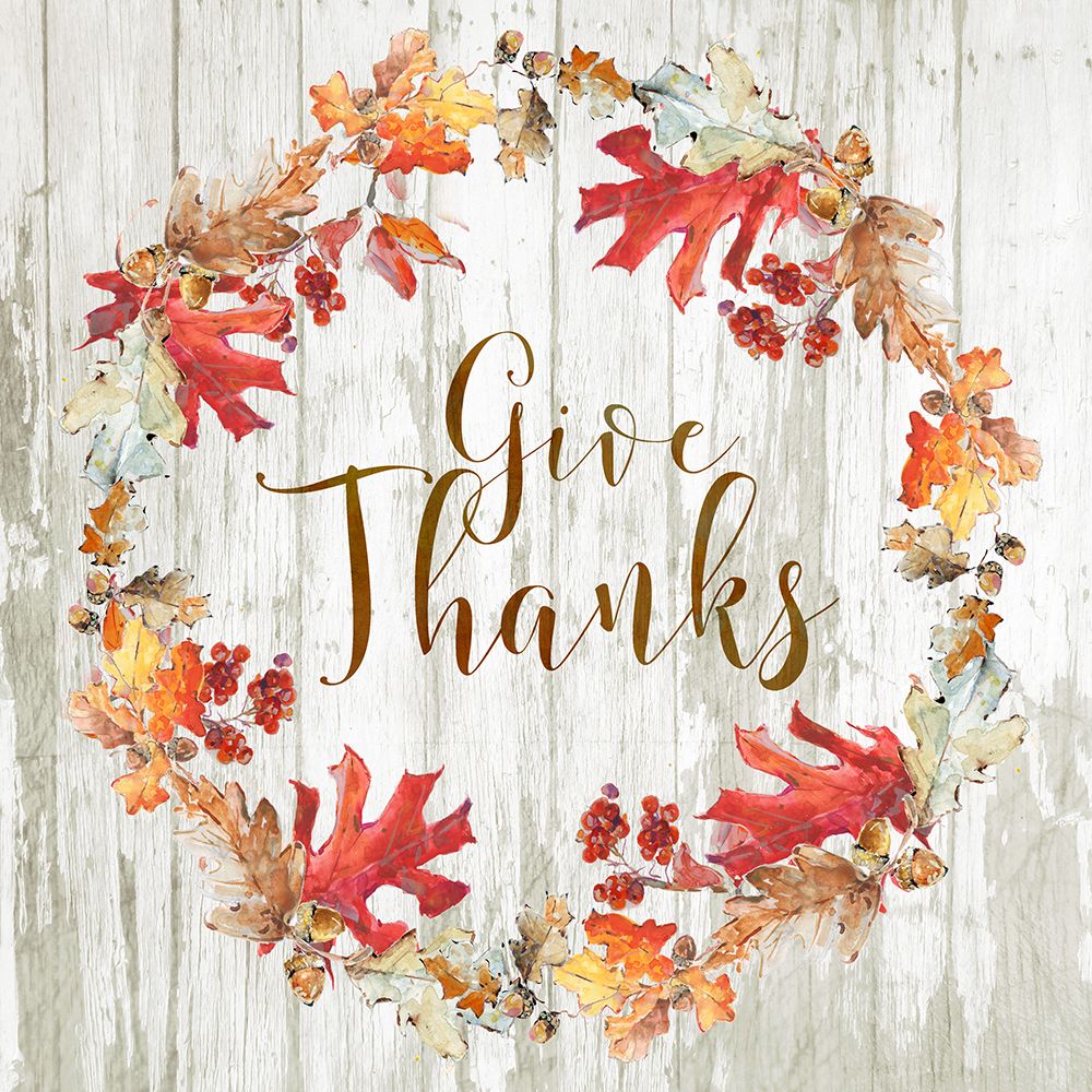 Give Thanks art print by Sally Swatland for $57.95 CAD