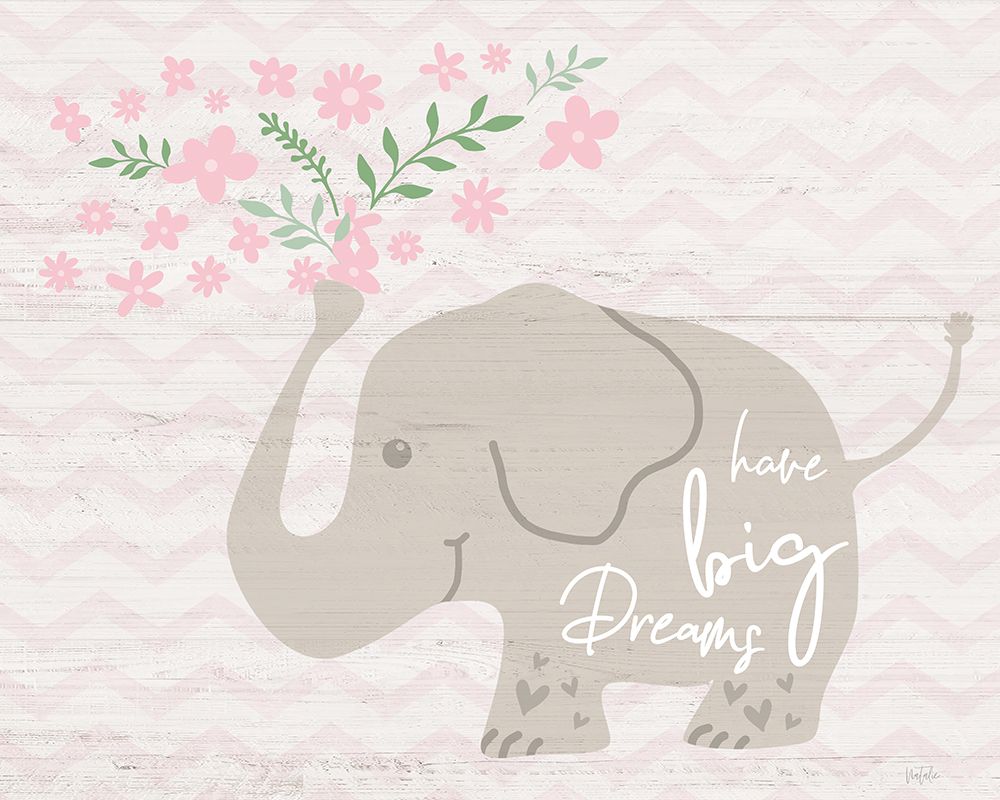 Floral Elephant art print by Natalie Carpentieri for $57.95 CAD