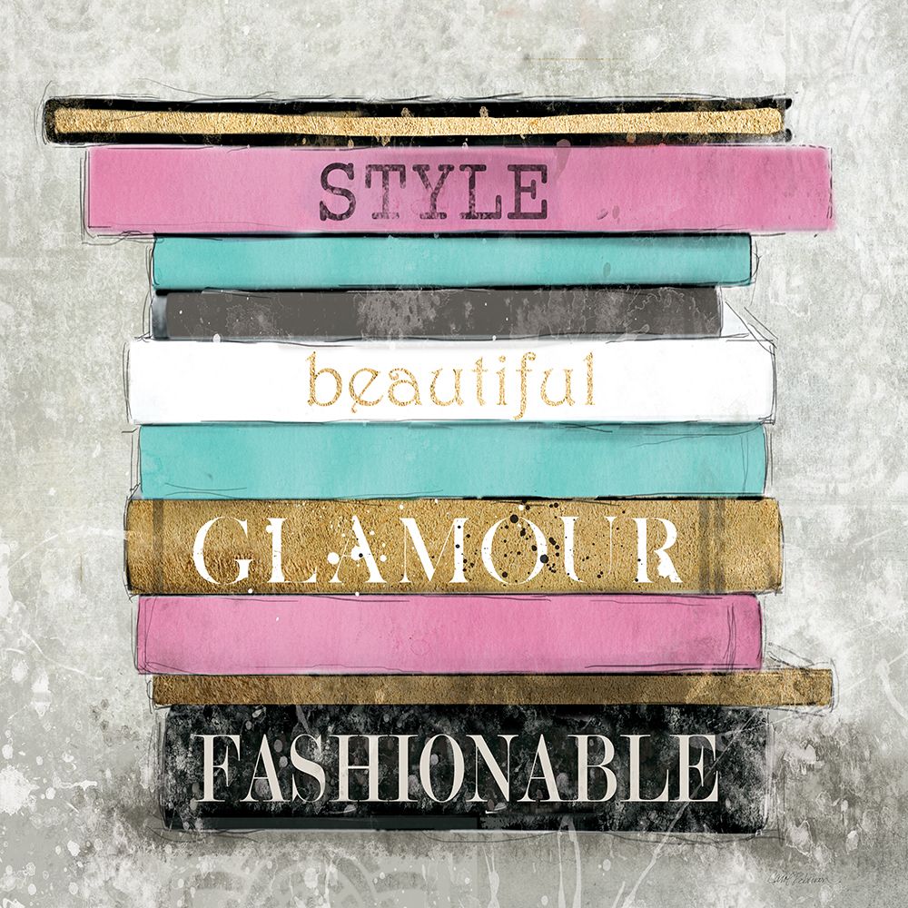 Fashion Books II art print by Carol Robinson for $57.95 CAD