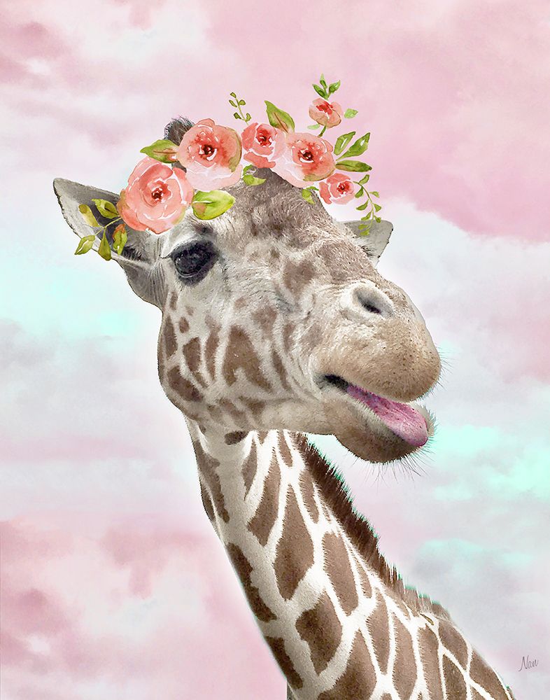 Floral Fun I art print by Nan for $57.95 CAD