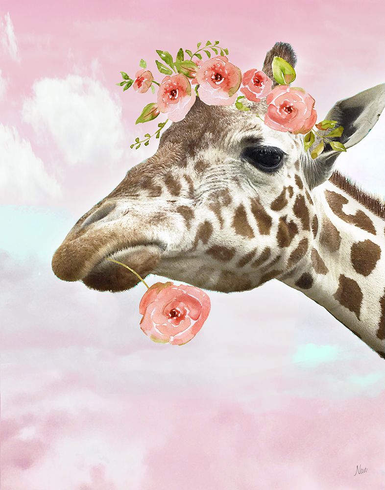 Floral Fun II art print by Nan for $57.95 CAD