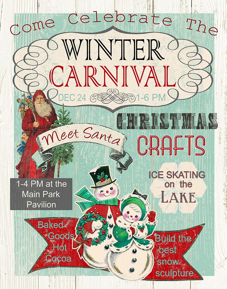Bright Christmas Carnival art print by Carol Robinson for $57.95 CAD