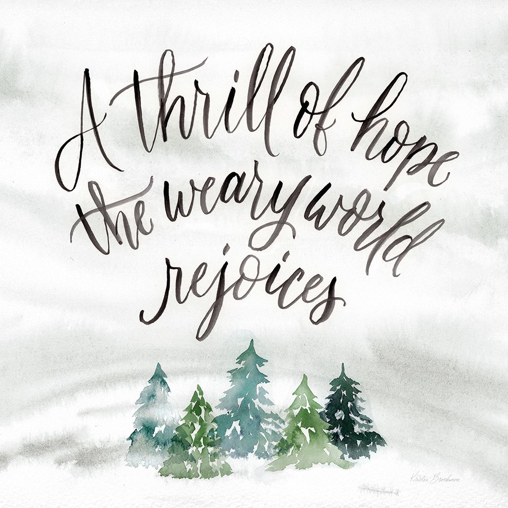 Thrill of Hope art print by Kristen Brockmon for $57.95 CAD