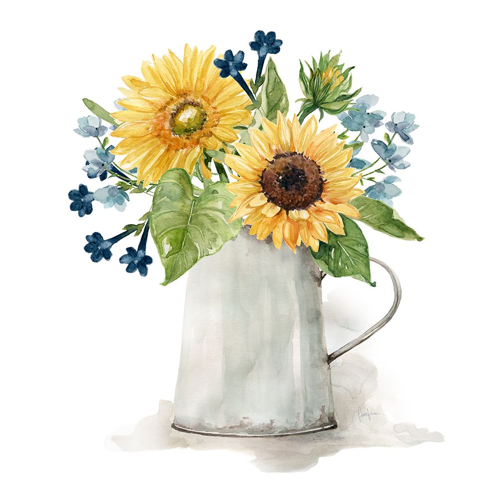 Sunflower Day II art print by Livi Finn for $57.95 CAD