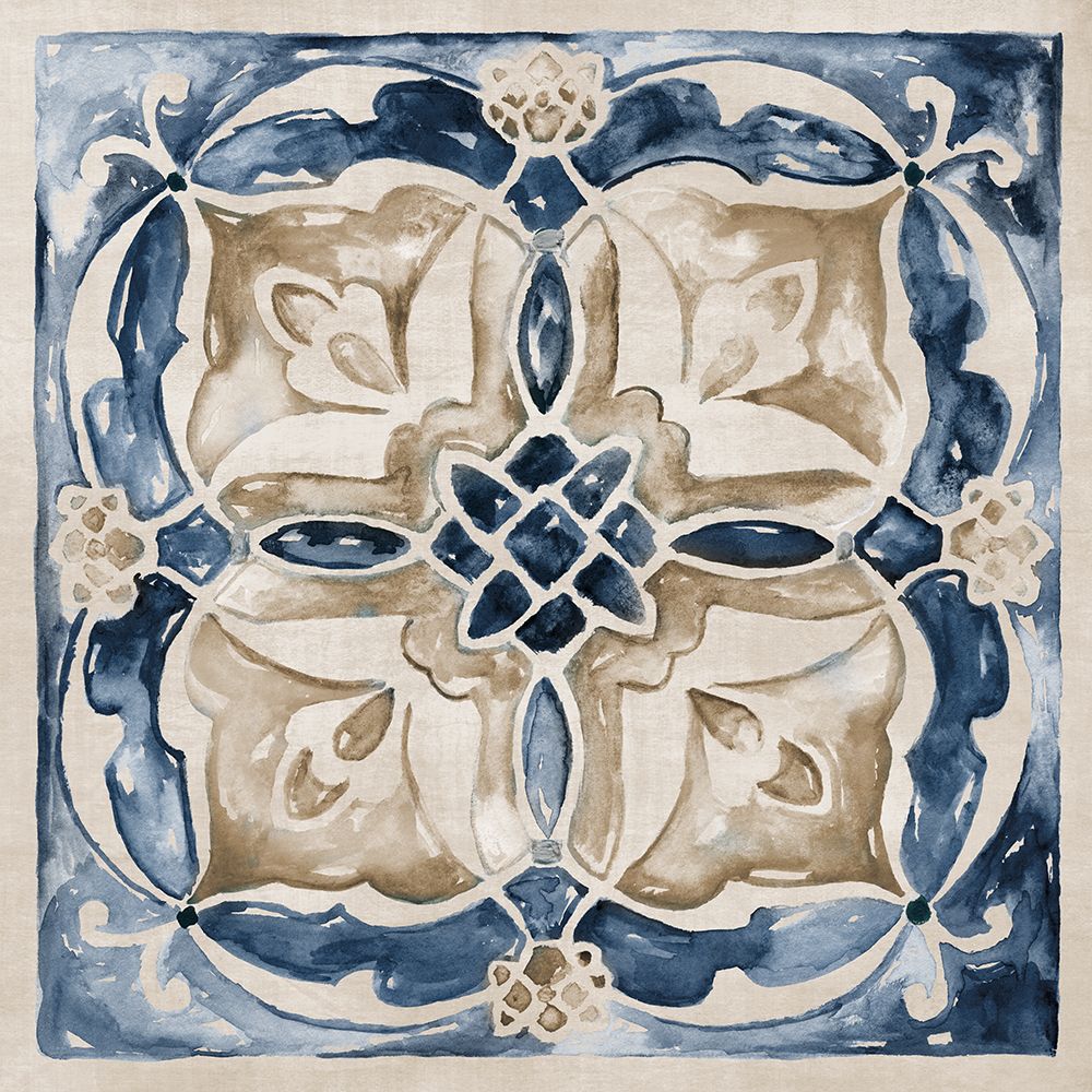 Moroccan Tile III art print by Nan for $57.95 CAD