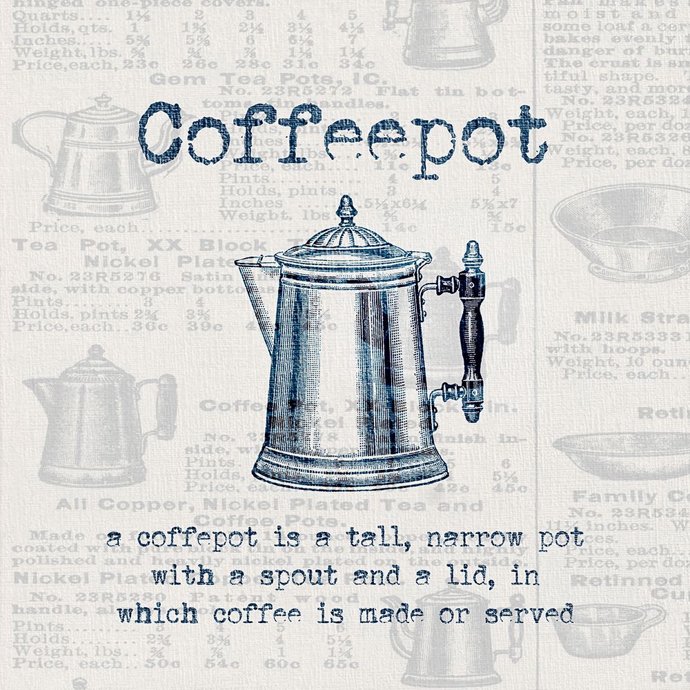 Coffeepot art print by Susan Jill for $57.95 CAD