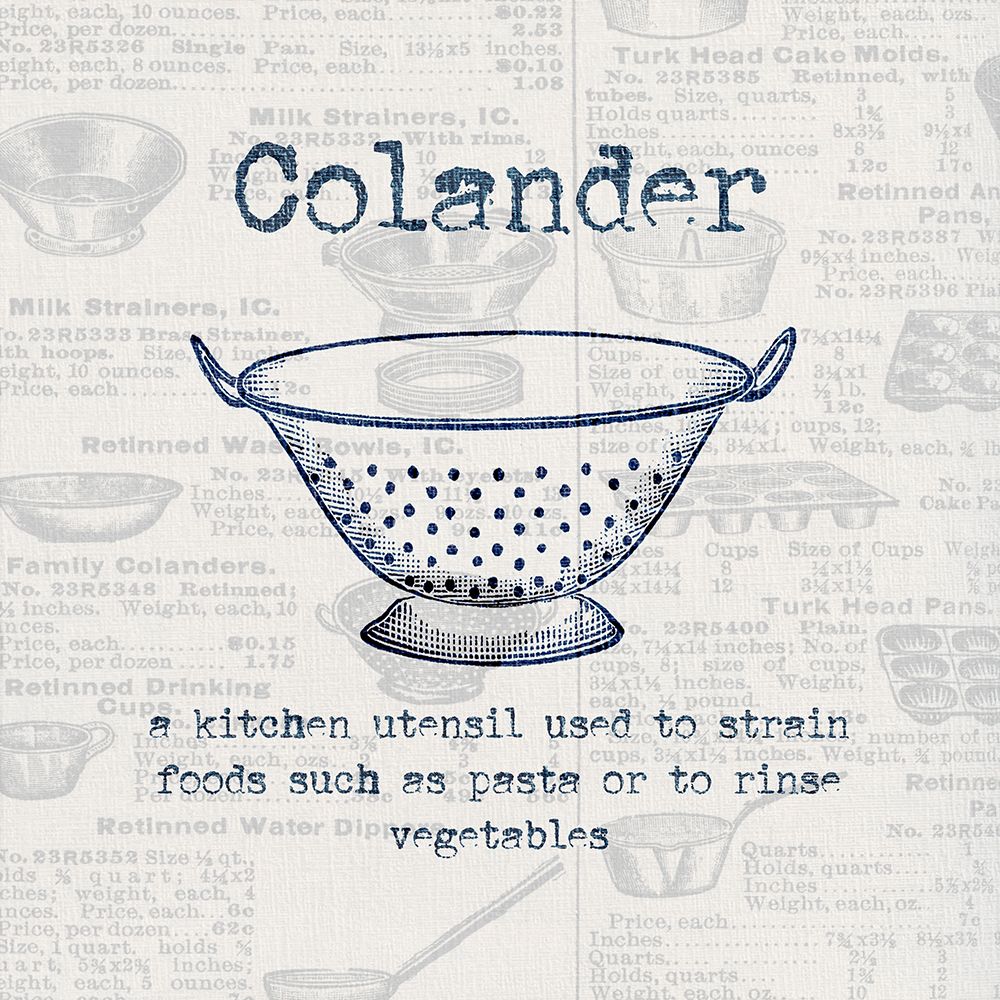Colander art print by Susan Jill for $57.95 CAD