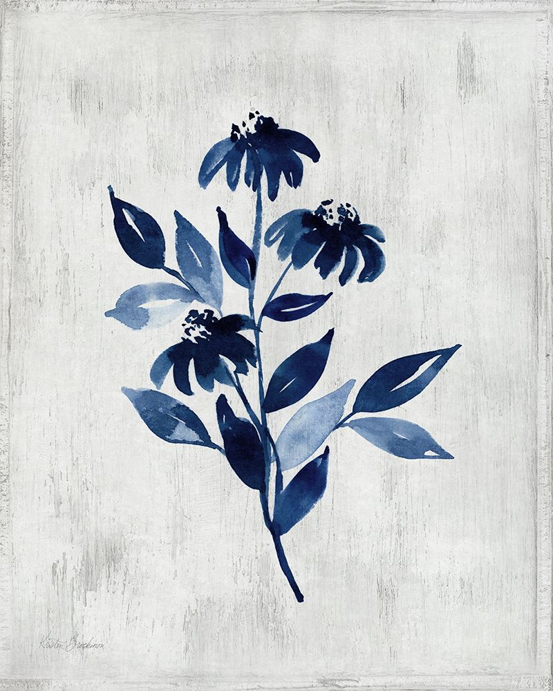 Wild Indigo I art print by Kristen Brockmon for $57.95 CAD