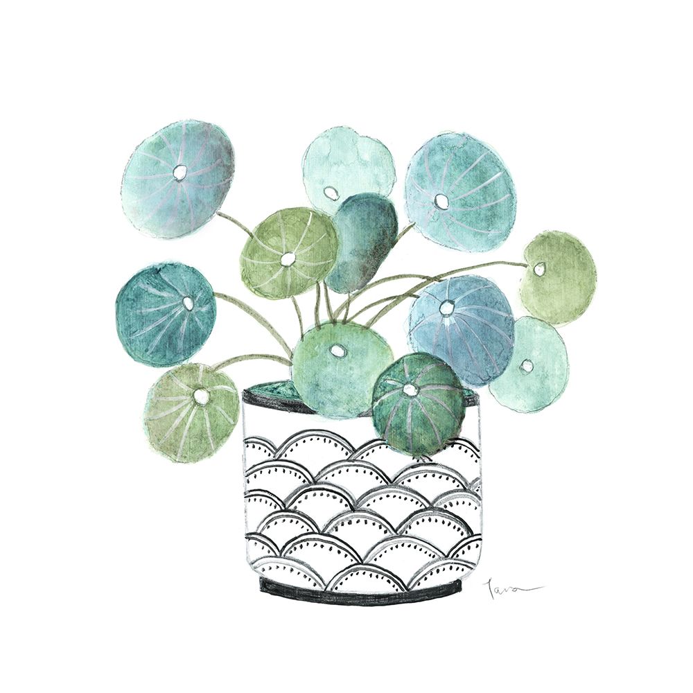 Modern Botany Blue II art print by Tava Studios for $57.95 CAD