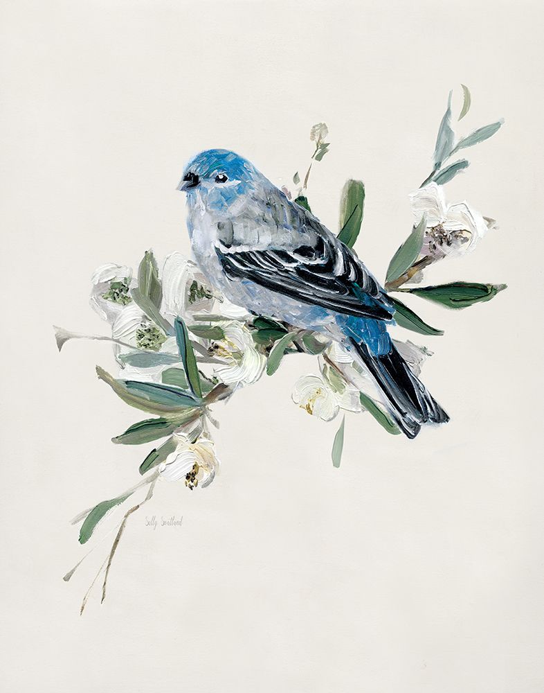Bluebird Happy II art print by Sally Swatland for $57.95 CAD