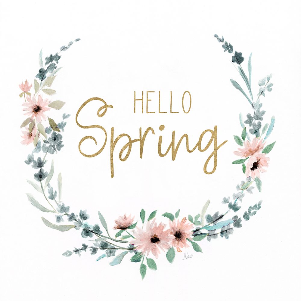 Hello Spring art print by Nan for $57.95 CAD