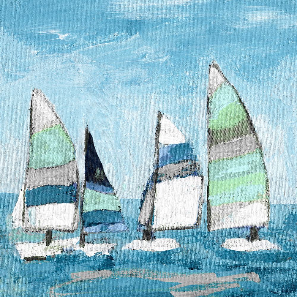 Seaglass Sails I art print by Katrina Craven for $57.95 CAD