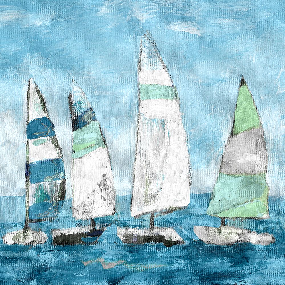 Seaglass Sails II art print by Katrina Craven for $57.95 CAD