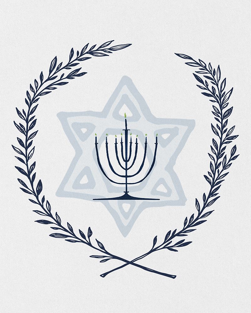 Happy Hanukkah I art print by Susan Jill for $57.95 CAD