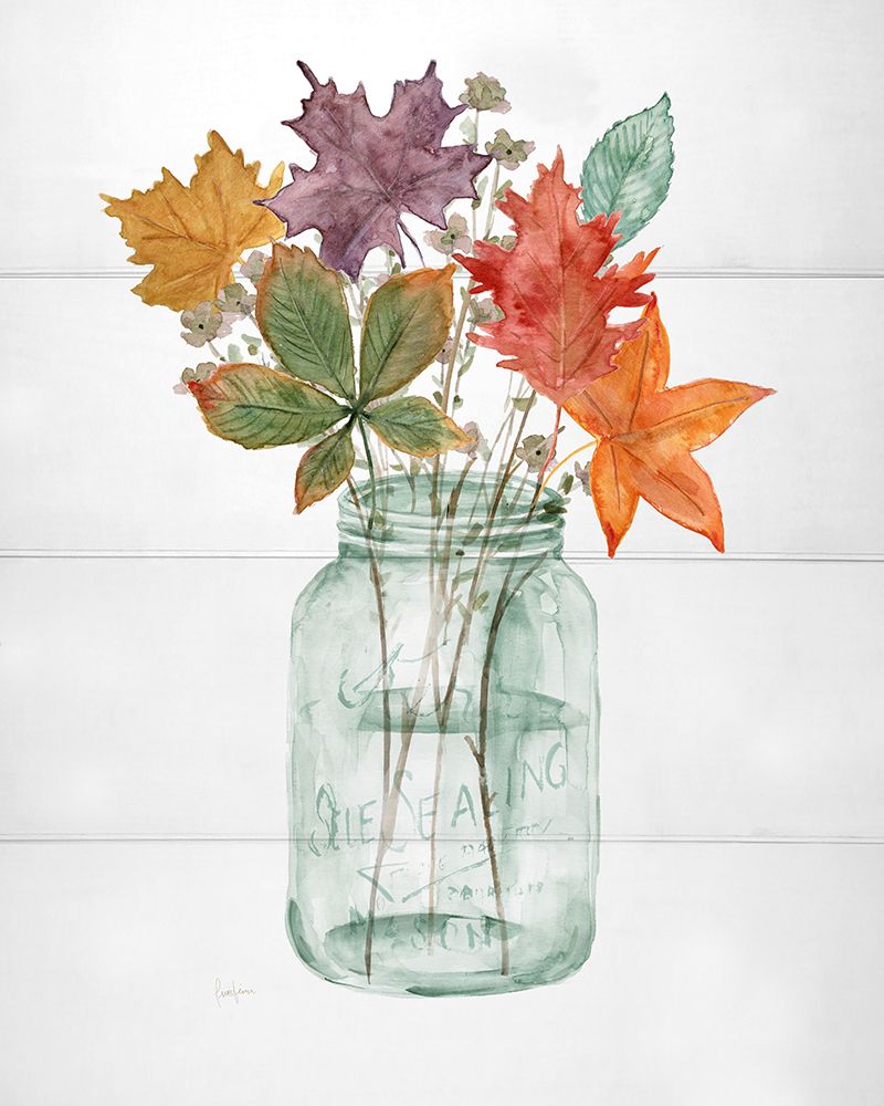 Harvest Home Leaves I art print by Livi Finn for $57.95 CAD