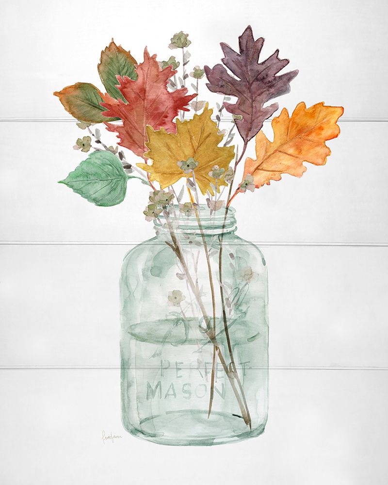 Harvest Home Leaves II art print by Livi Finn for $57.95 CAD