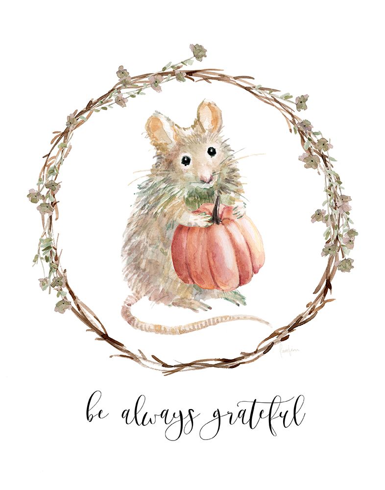 Harvest Home Mouse art print by Livi Finn for $57.95 CAD