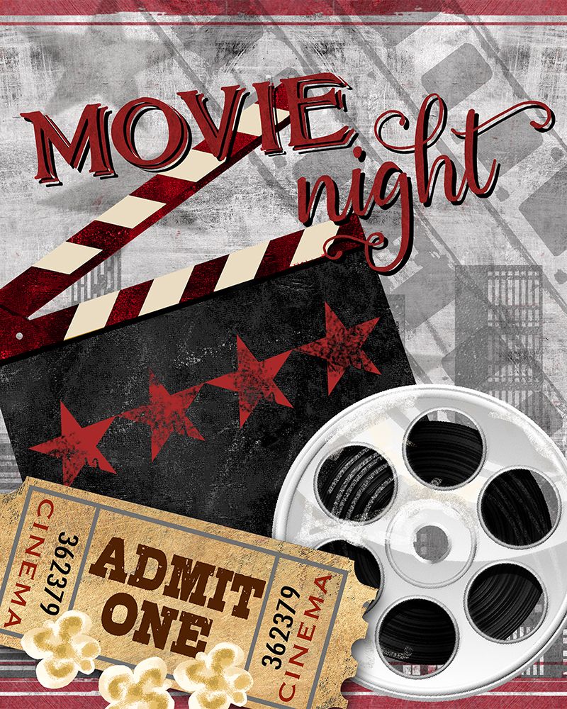 Movie Night II art print by Conrad Knutsen for $57.95 CAD