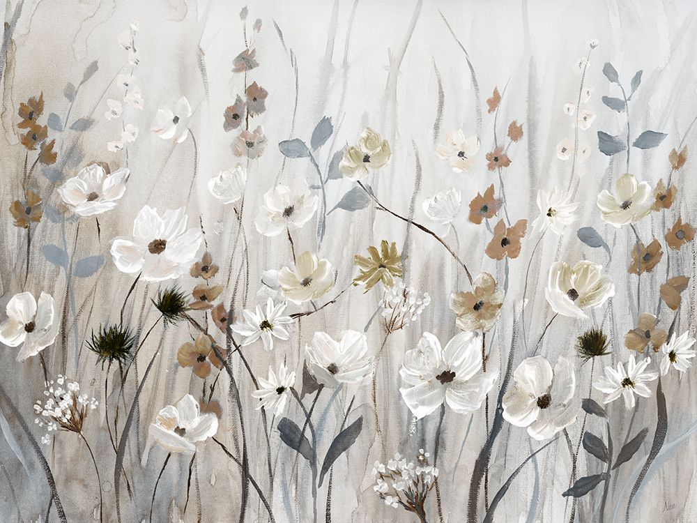 Misty Meadow Field art print by Nan for $57.95 CAD
