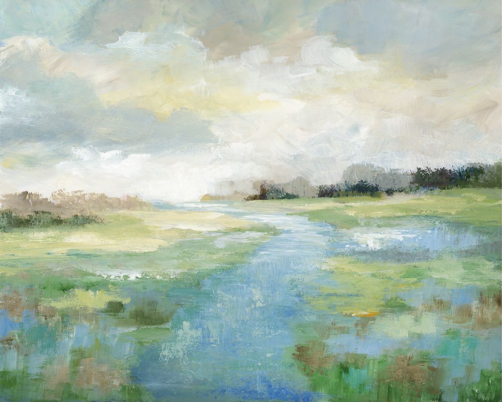 Winding Stream art print by Nan for $57.95 CAD