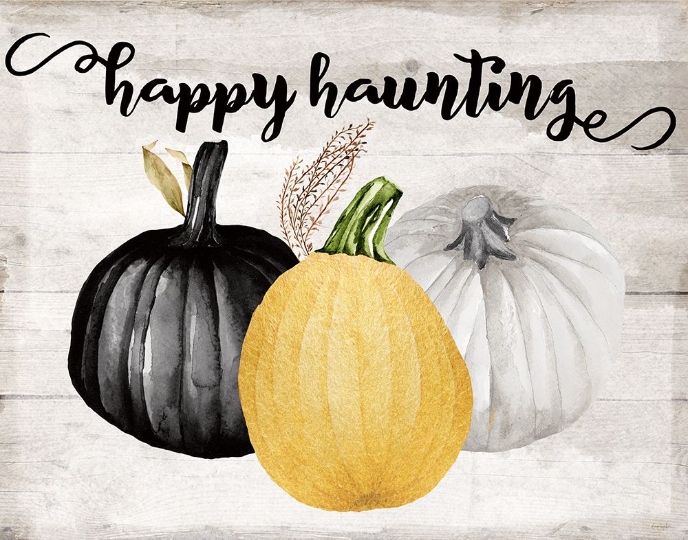Happy Haunting art print by Daniela Santiago for $57.95 CAD