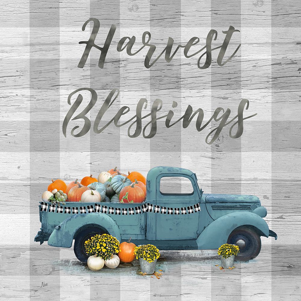 Harvest Truck I art print by Nan for $57.95 CAD
