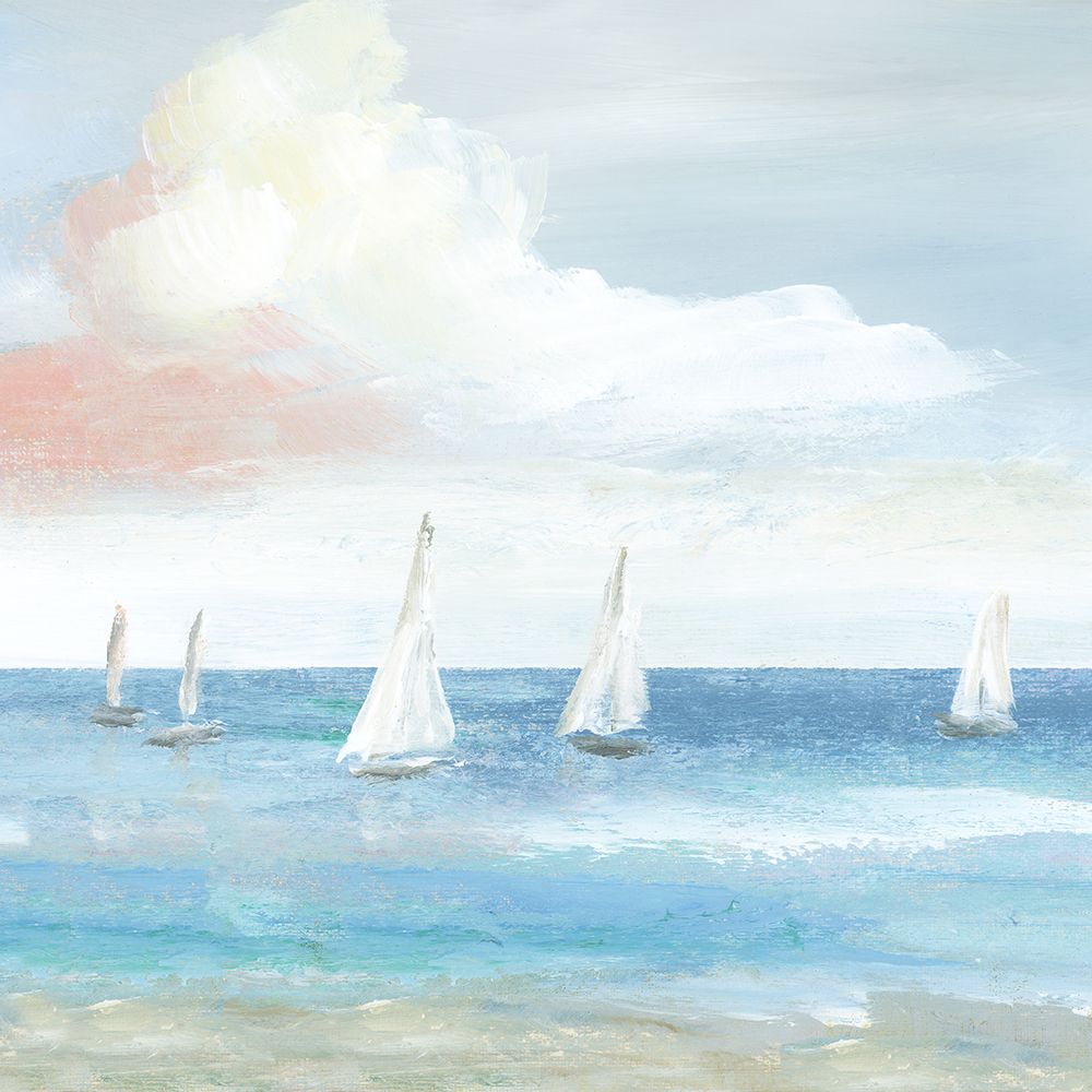 Beach Sail Bliss art print by Nan for $57.95 CAD