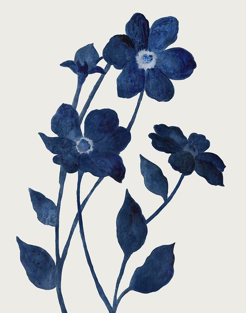 Indigo Bloom II art print by Tava Studios for $57.95 CAD