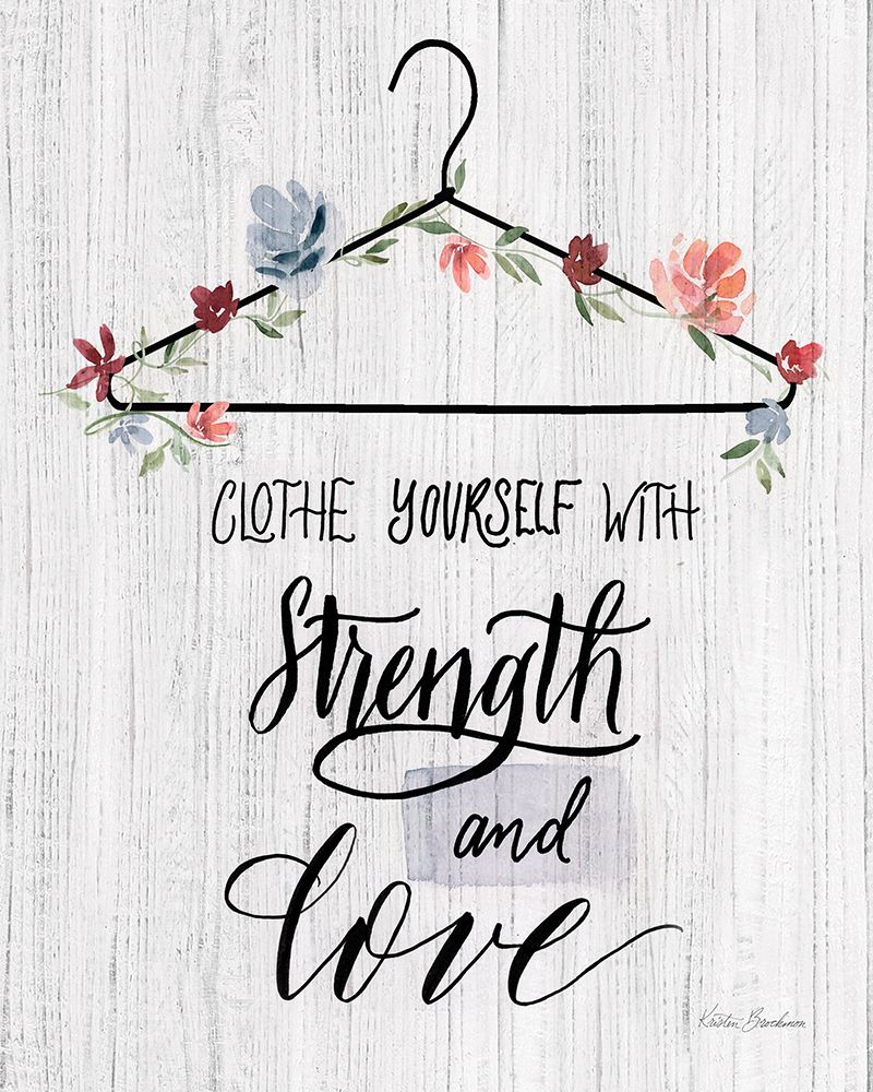 Strength and Love art print by Kristen Brockmon for $57.95 CAD