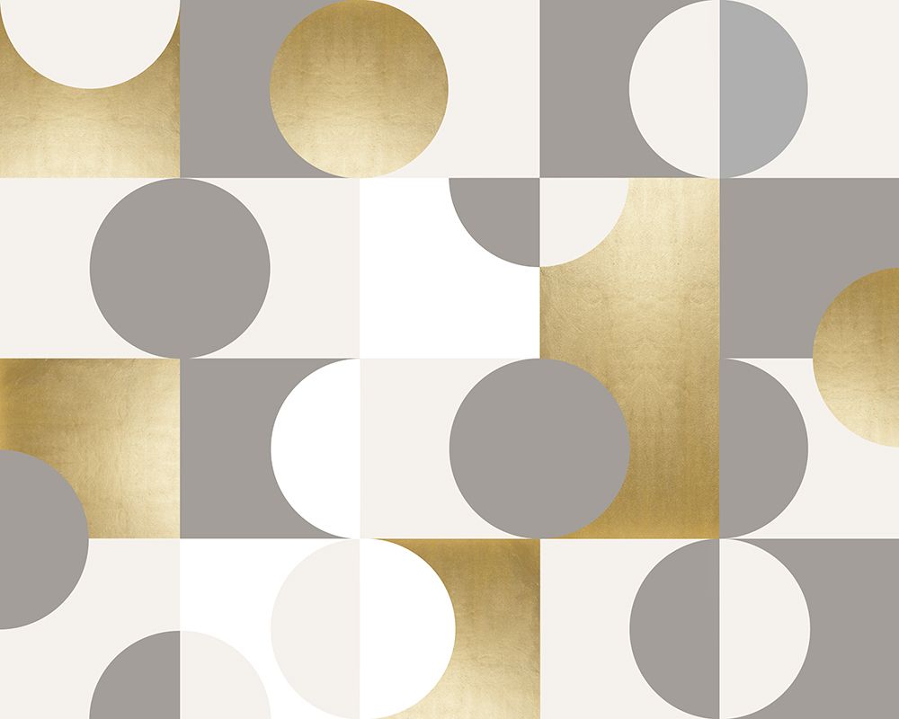 Modern Gold Reflections art print by Natalie Carpentieri for $57.95 CAD