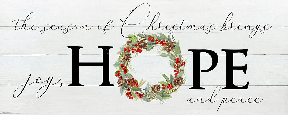 Joy, Hope and Peace art print by Sally Swatland for $57.95 CAD