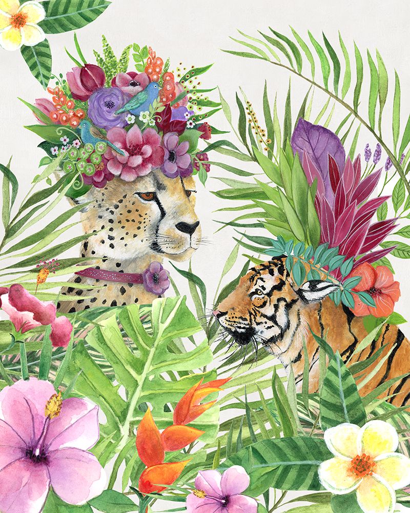 Jungle Royale I art print by Tava Studios for $57.95 CAD