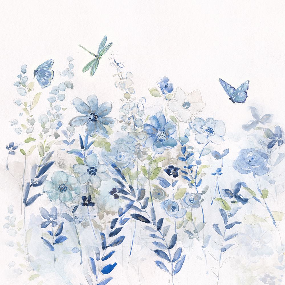 Fluttering Field I art print by Sally Swatland for $57.95 CAD