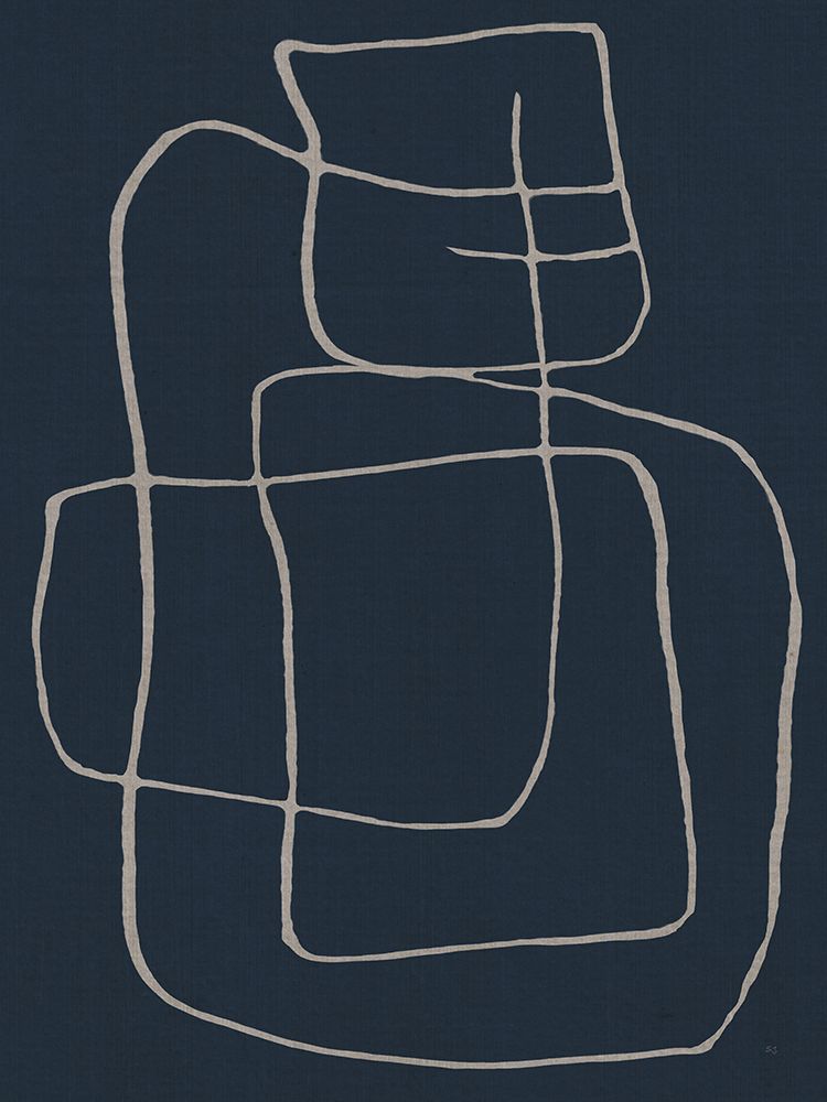 Shapes and Night Sky II art print by Susan Jill for $57.95 CAD
