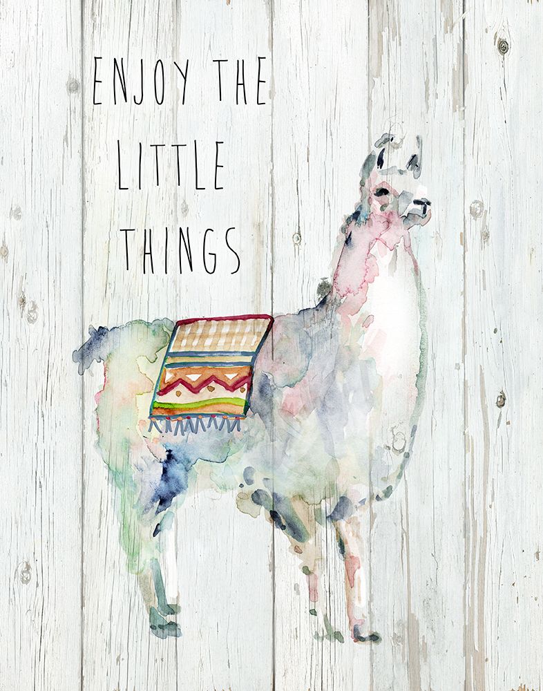 Llama Little Things art print by Livi Finn for $57.95 CAD