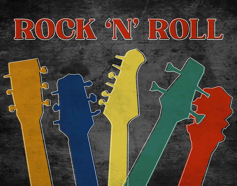 Rock and Roll art print by Katrina Craven for $57.95 CAD