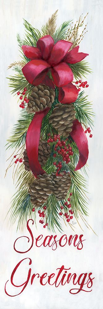 Seasons Greetings art print by Nan for $57.95 CAD