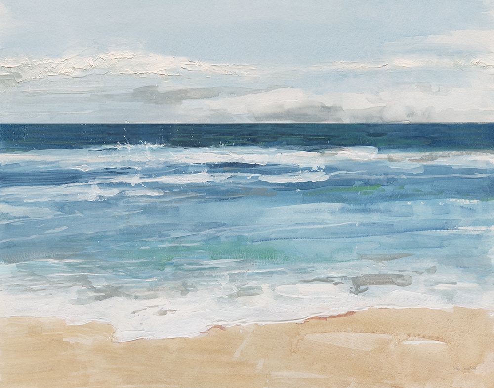 Ocean Waves II art print by Sally Swatland for $57.95 CAD