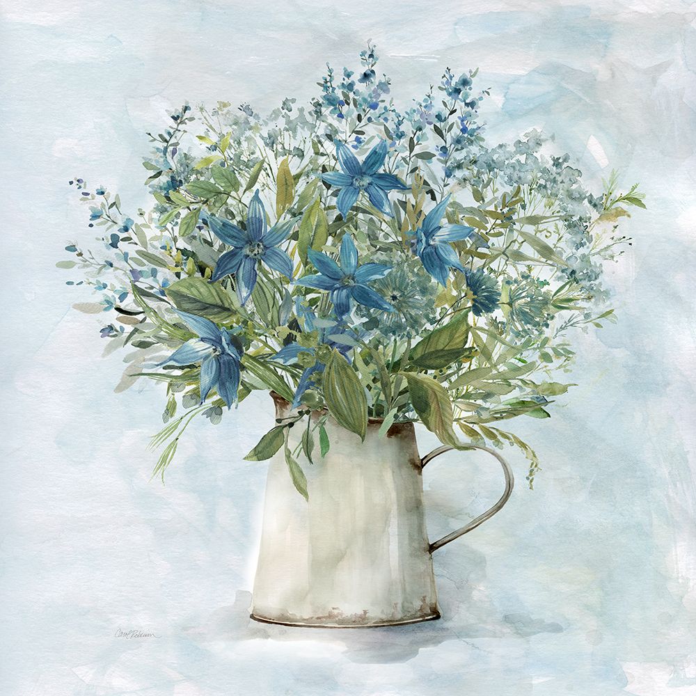 Arrayed in Blue II art print by Carol Robinson for $57.95 CAD