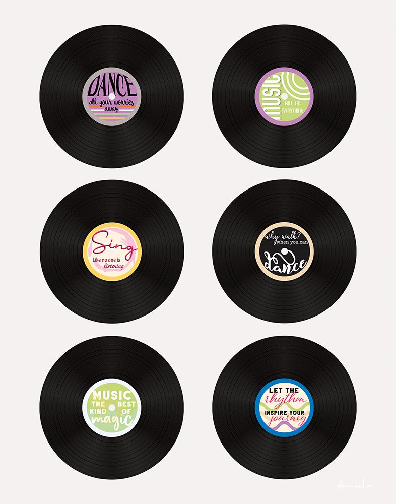 Vinyl Inspiration art print by Daniela Santiago for $57.95 CAD