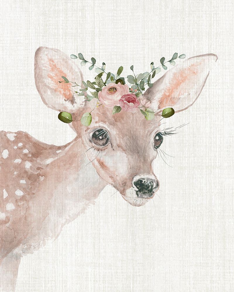 Dressy Fawn art print by Carol Robinson for $57.95 CAD