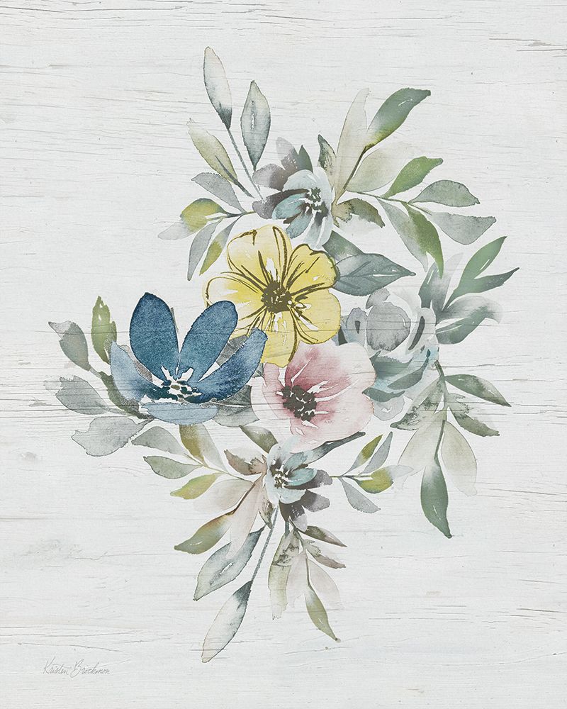 Spring Meadow Arrangement I art print by Kristen Brockmon for $57.95 CAD