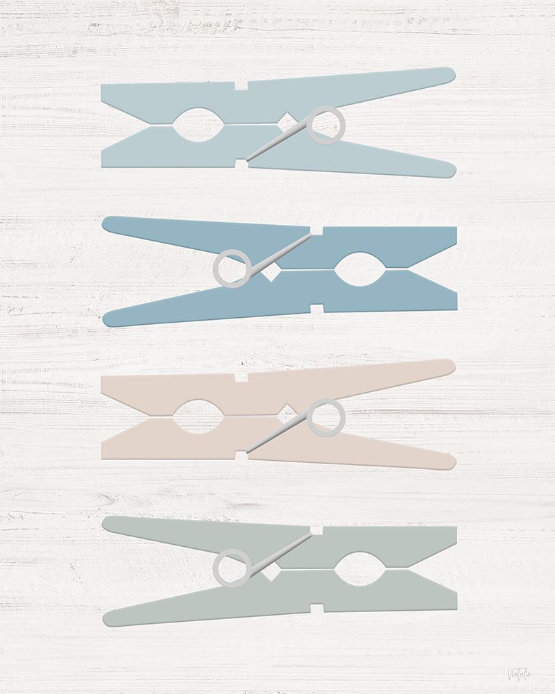 Laundry Pins art print by Natalie Carpentieri for $57.95 CAD