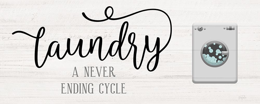 Never Ending Laundry art print by Natalie Carpentieri for $57.95 CAD