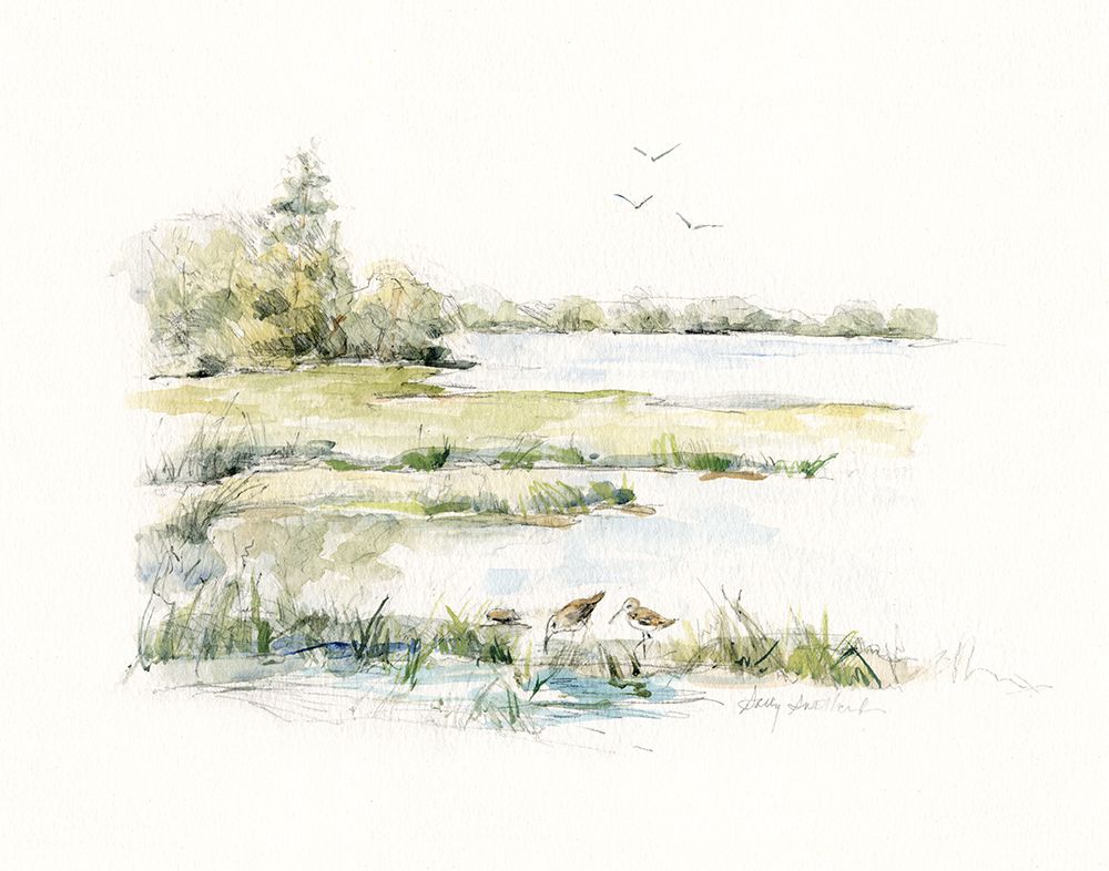 Early Morning I art print by Sally Swatland for $57.95 CAD