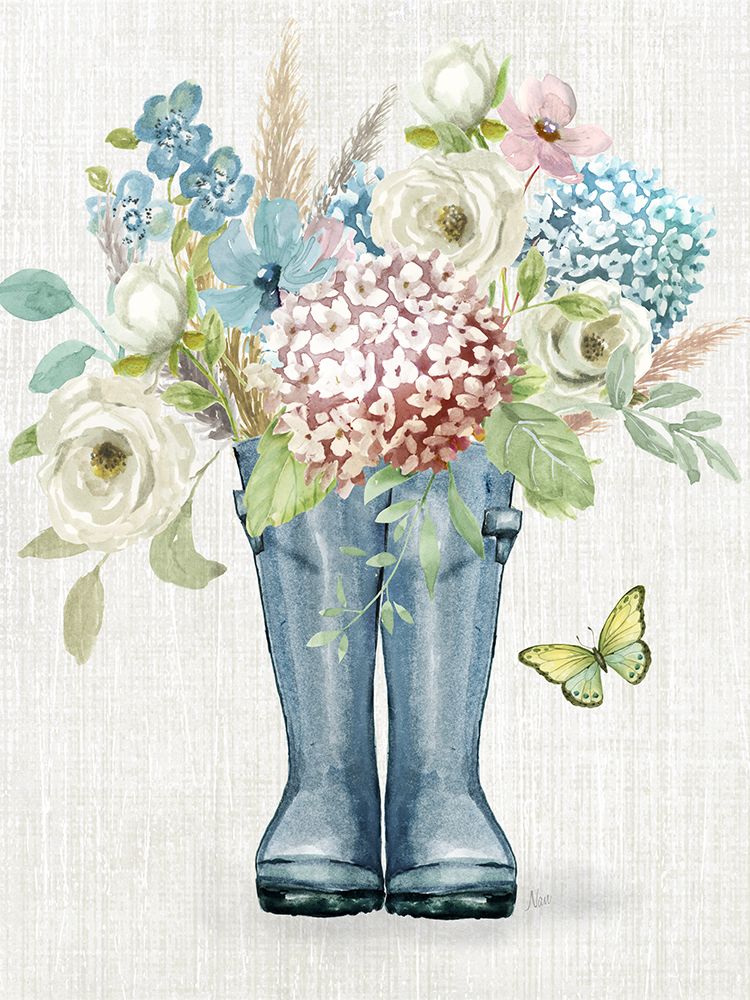 Garden Boots art print by Nan for $57.95 CAD