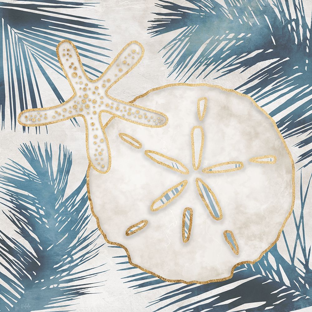 Shells and Palms II art print by Natalie Carpentieri for $57.95 CAD