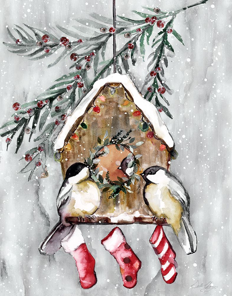 Winter Birds art print by Stella Chang for $57.95 CAD