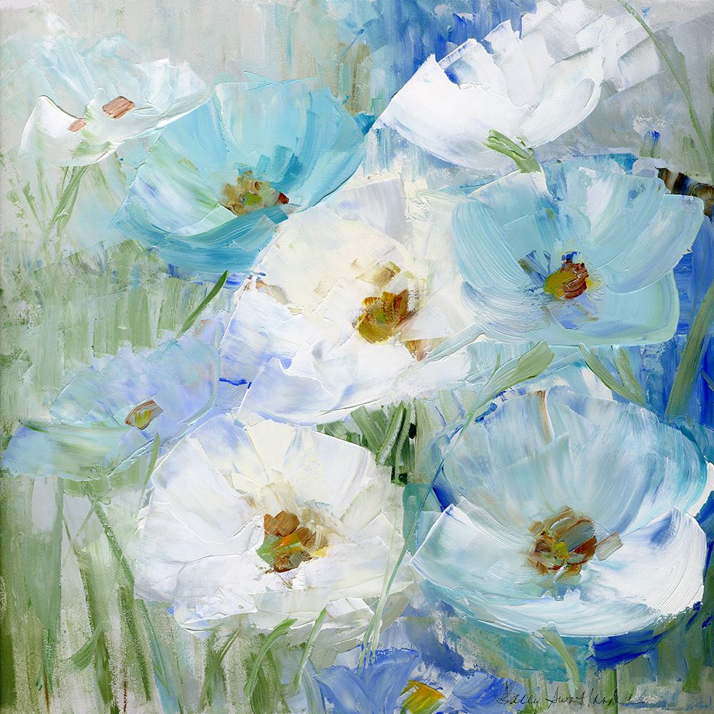 Poppy Rhythm II art print by Sally Swatland for $57.95 CAD